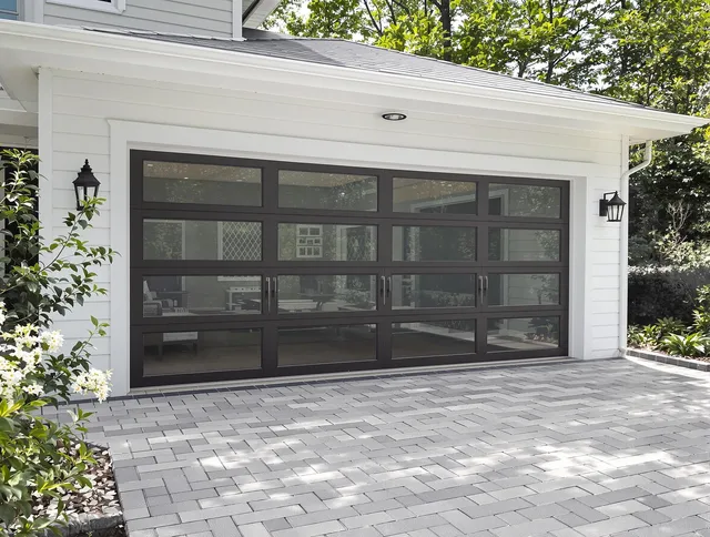 Foxborough Garage Door Repair design specialist presenting custom garage door options to Foxborough homeowner