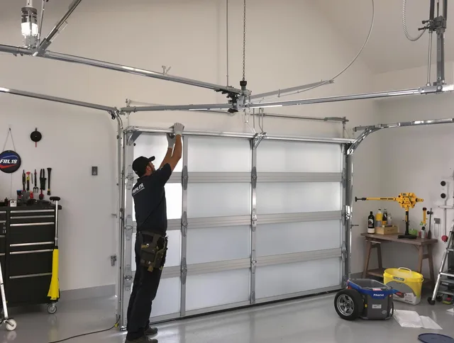 Foxborough Garage Door Repair certified team performing precision garage door installation in Foxborough
